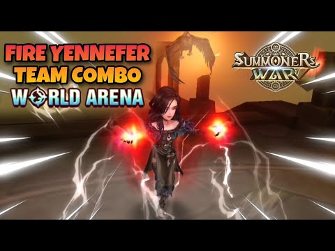 Fire Yennefer Team Combo in World Arena Ep. 2 - Summoners War