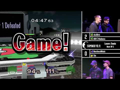 RestlessWhale + Xin vs skullbro + Madness – Somnio 7 – Losers Semis