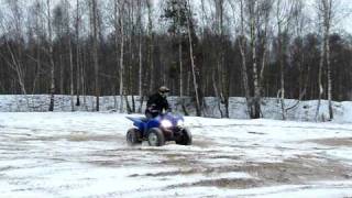 preview picture of video 'Yamaha Wolverine 450 - zimą'