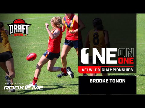 2021 AFLW U19 Championships One-on-One: Brooke Tonon