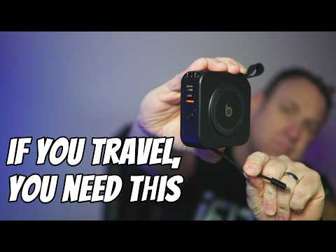 This PWR Travel PRO 5-in-1 Power Bank goes with me wherever I travel!