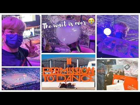 I finally went to a BTS concert 💜🧡 || PTD ON STAGE IN LA DAY 2 [Vlog/Fancam]