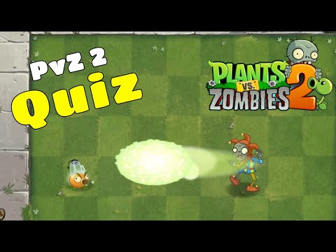 PvZ 2 Quiz - How many plants returns projectiles when shot Jester Zombie?