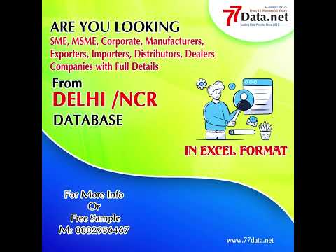 Delhi/NCR B2B Companies Database & Directory