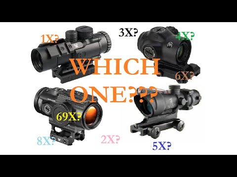 Prism Scope Magnification Selection