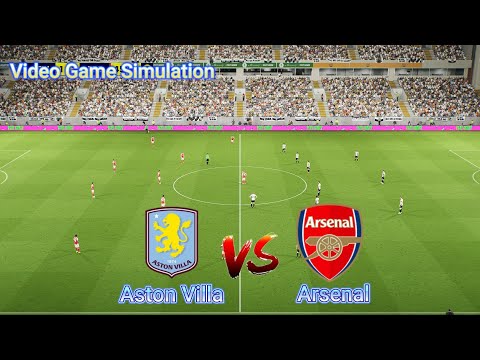🔴Live : Arsenal vs Aston Villa | English Premier League 2025/26 Season -  Video Game Simulation