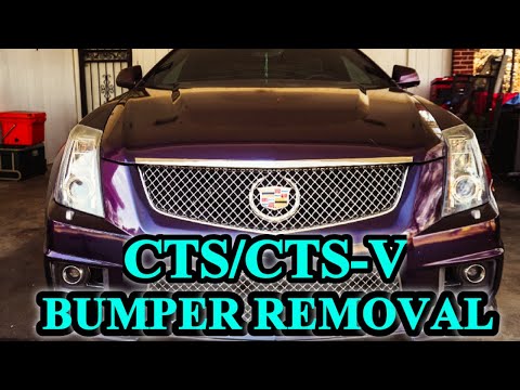 CTS-V/CTS: Bumper Removal