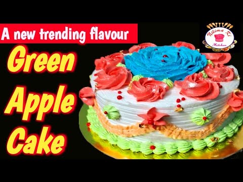 Green Apple Cake Recipe |Soft,Moist & Unique Flavour|Perfect for Parties&Birthdays@nilimaki kitchen