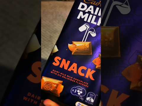 We tried the DairyMilk Cadbury Snack bar!