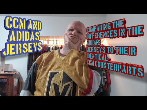 Comparing the differences between the CCM jerseys and their identical Adidas counterparts