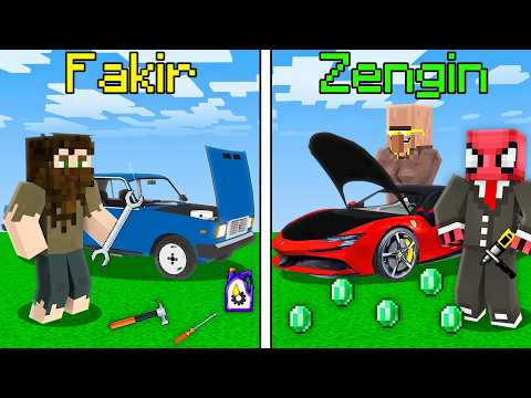 Minecraft AMA Araba Tamircisi Oldum