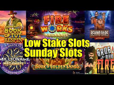 Thumbnail for video: Sunday Slot Session, 27 Games, Millionaire Megaways, Fireworks Megaways & So Much More