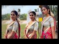 Tamil Serial Actress Latest Rare Saree Sideview