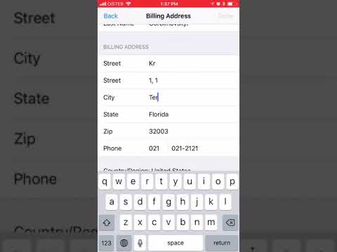 How to CHANGE BILLING ADDRESS on APPLE ID?