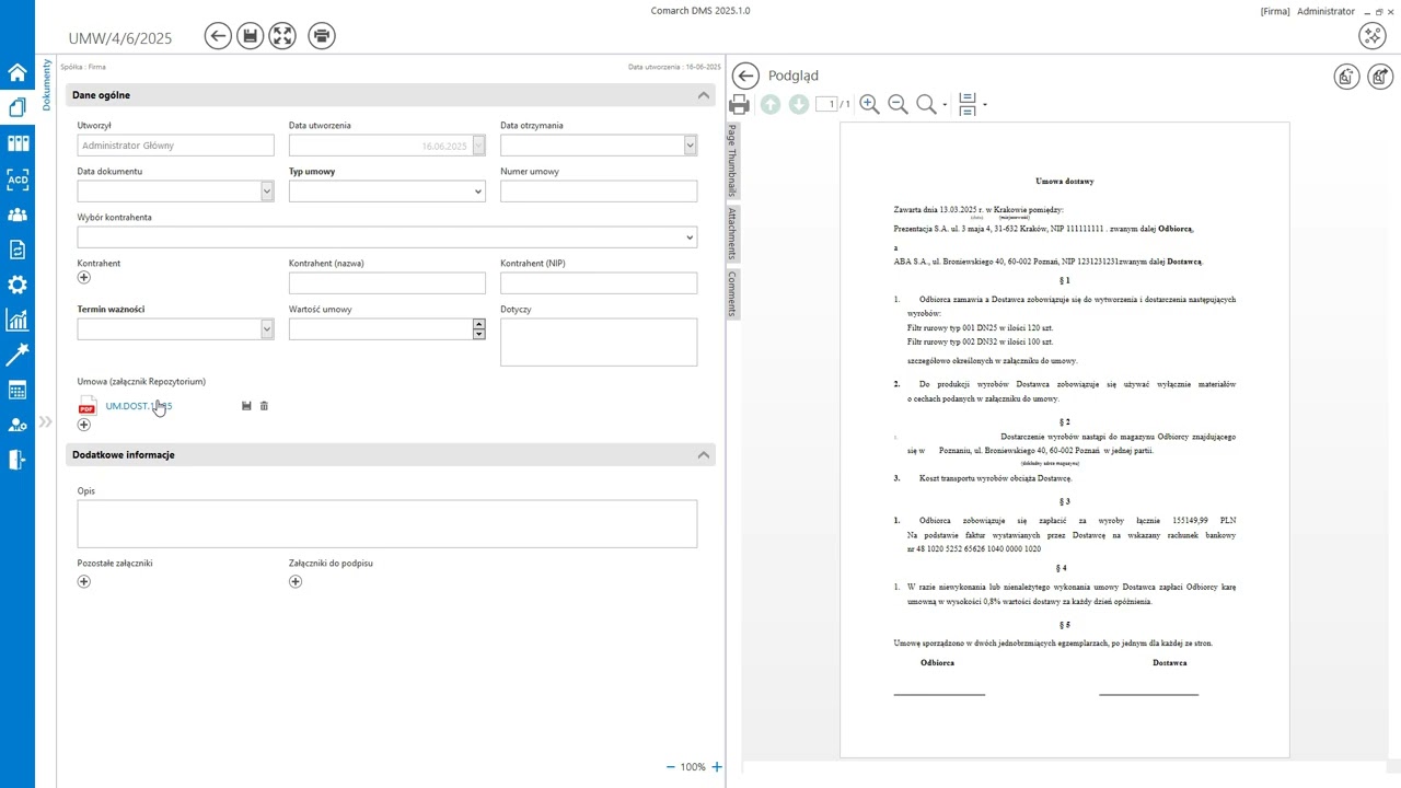 Comarch DMS – Nowe funkcje w module Repozytorium (film z lektorem)