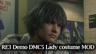 re3 demo dmc5 lady costume