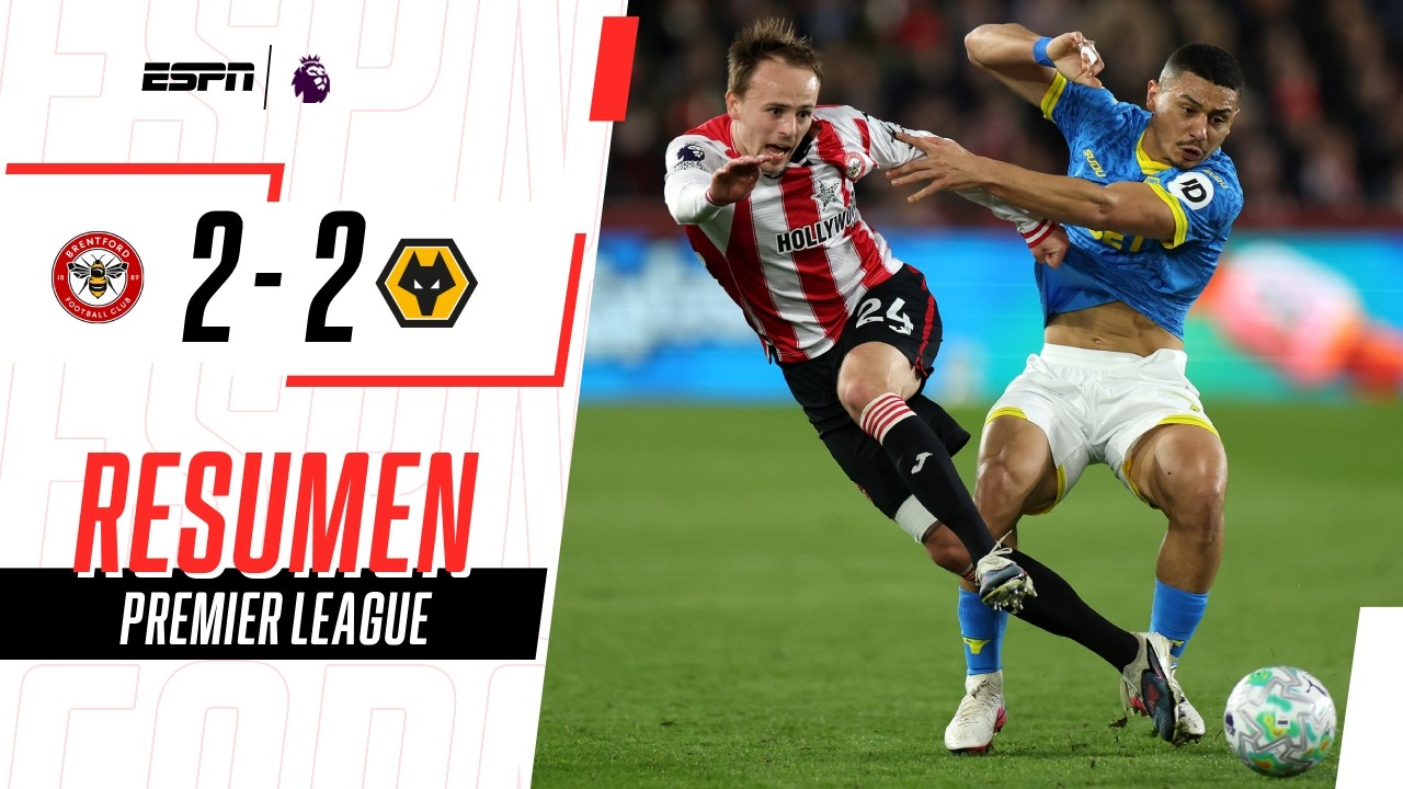 BRENTFORD LO GANABA PERO TERMINÓ CEDIENDO PUNTOS CON EL COLERO | Brentford 2-2 Wolves | RESUMEN