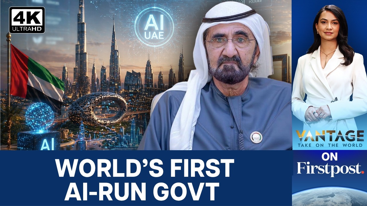 UAE Unveils Plan to Build AI-Run Government in 2 Years | Vantage on Firstpost | 4K