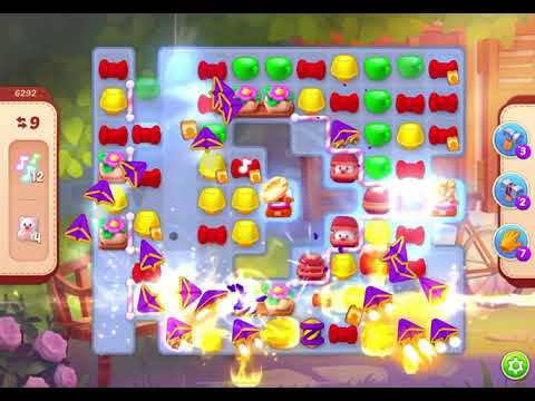 HomeScapes Level 6292 no boosters (15 moves)