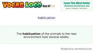 Video thumbnail for habituation