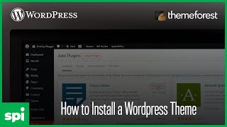 How to buy and upload a WordPress theme from Themeforest