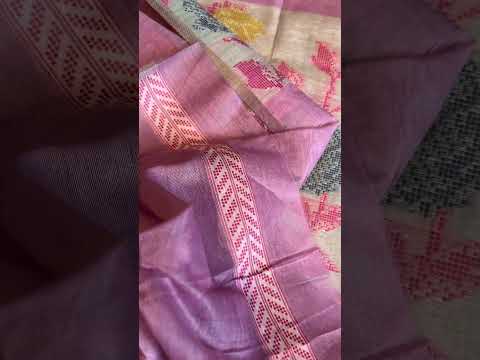 Silk Muslin Cutwork Jamdani Unstitched Suit Set