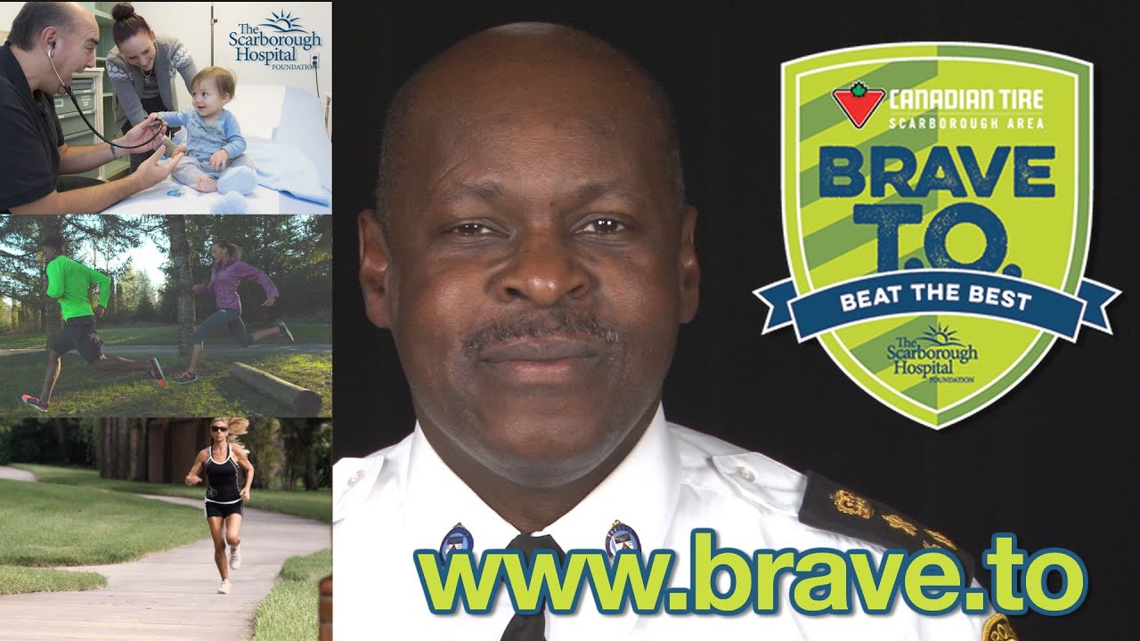 Chief Mark Saunders is challenging the city to fundraise for The Scarborough Hospital Foundation by taking part in an emergency services-inspired obstacle course