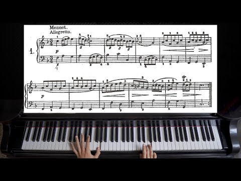 Bach - Minuet in F Major, BWV Anh. 113 | Piano with Sheet Music