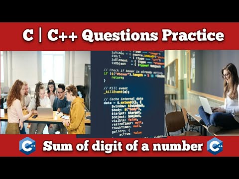 Learn 17 C Programming Questions Practice Sum of Digits of a Number ...
