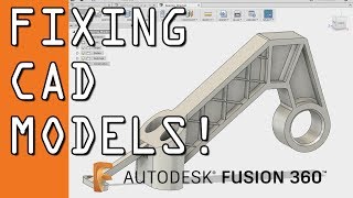 Fusion 360 Direct Modeling: A GREAT way to fix CAD models! FF83