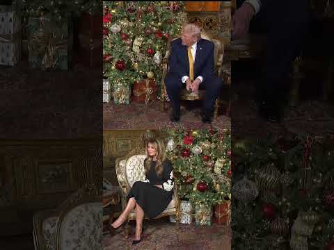 Trump Gushes Over Melania During NORAD Santa Calls 2025 | DWS News | AC1F