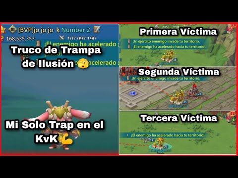 Mi Solo Trap Frontal de Artillería en el KvK 😁 aplicando el truco de Trampa de Ilusión 💪