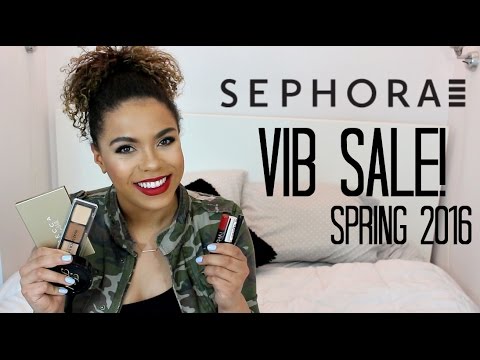 Sephora VIB Sale April 2016 Recommendations! | samantha jane Video