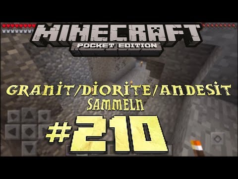 Let's Play Minecraft: PE 1.1.0 #210 [DE/FullHD @60FPS] - Andesit/Granit/Diorite sammeln für Poolweg