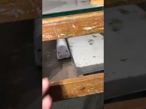 how to build a light table out of a french easel