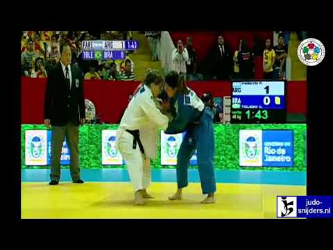 Judo 2012 Grand Slam Rio de Janeiro: Pareto (ARG) - Toledo (BRA) [-48kg] semi-final