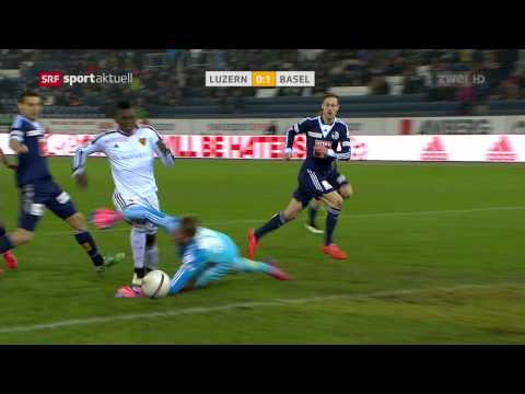 2014/15: 25. Runde - FC Luzern vs FC Basel 1:4 (0:1)