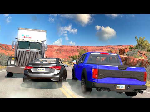 Car Overtaking Crashes Compilation #27 - BeamNG.Drive| BeamNGTV
