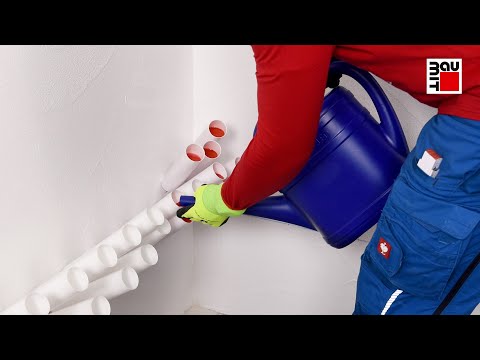 Nachträgliche Horizontalabdichtung in feuchtes Mauerwerk einbringen