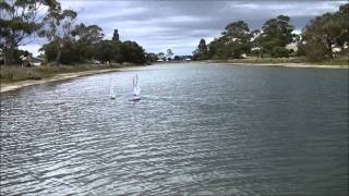 preview picture of video 'Highlights from todays DF65 racing at Lauderdale Southern Tasmania'
