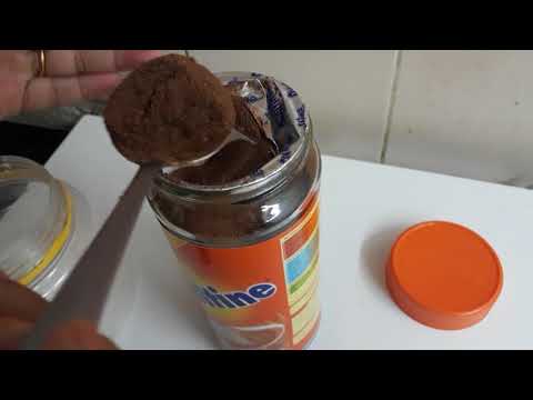 Ovaltine  drinking  hot chocolate