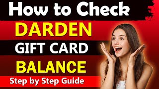 Check Darden Gift Card Balance Online , Phone  [ Updated Method ] Gift Card Balance Darden