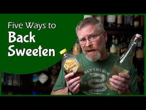 Back Sweetening - 5 Ways to Back Sweeten your Brew!