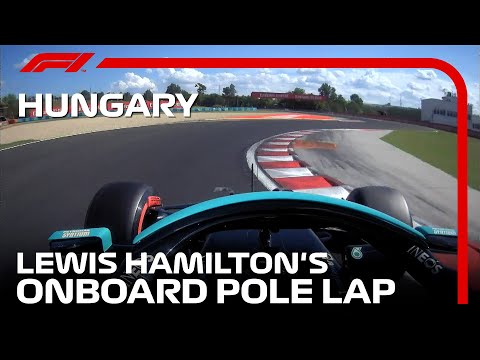 Lewis Hamilton's Onboard Pole Lap | 2021 Hungarian Grand Prix | Pirelli