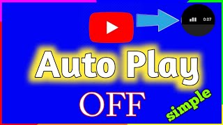 how to stop youtube autoplay while scrolling | youtube auto play off