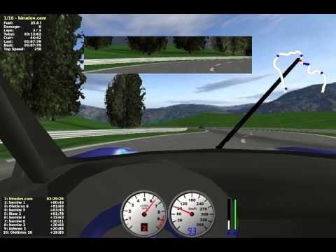 TORCS gameplay car2-trb1 versus all on Road Tracks - E-Road