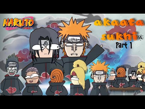 Akatsuki Gang ka Asli Andaaz!😂☁️ #boffoparadise | Funny Anime Animation"#AkatsukiVibes#video