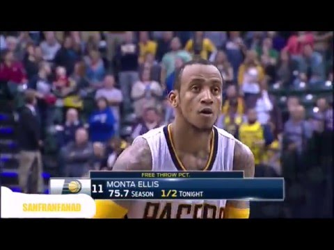 Monta Ellis vs Nuggets (2016/01/30) - 32 Pts, 9 Rebs, 6 Ast, 3 Steals!