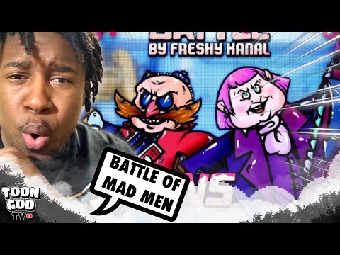 Freshy Kanal - Jack Horner vs Dr. Eggman - RAP BATTLE! - ft. Luke Reardon & Freeced (REACTION)