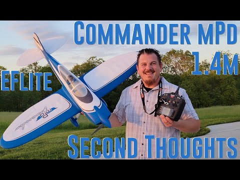E-flite - Commander mPd - 1.4m - Second Thoughts + Crash & Repairs